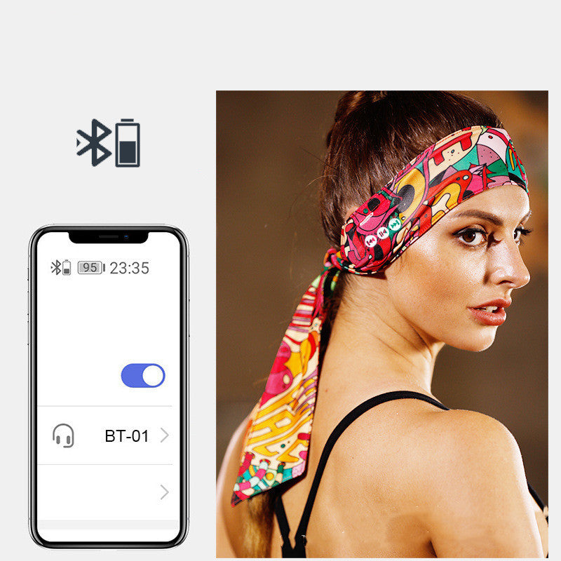 Wear Your Music: Bluetooth Sports Headband with Style
