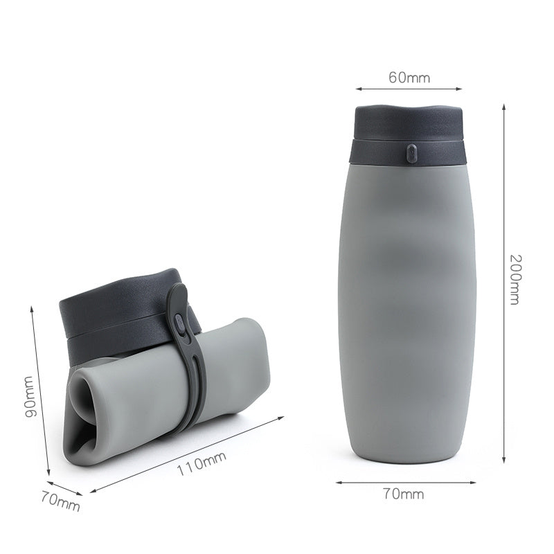 Smart, Space-Saving Water Bottle for Life on the Go